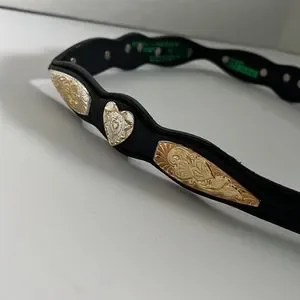 Resisto | Accessories | Resisto Ladies Black Concho Tooled 